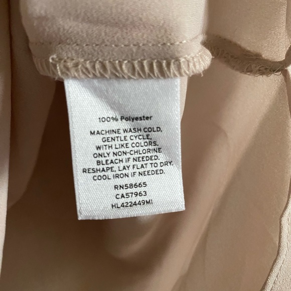 NWOT Chelsea28 Cross Front Blouse - Tan Memoir - L - Picture 5 of 7